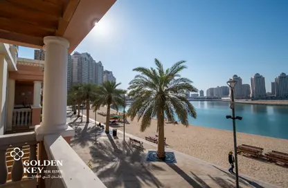 Apartment - 1 Bedroom - 2 Bathrooms for rent in Viva West - Viva Bahriyah - The Pearl Island - Doha