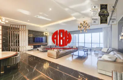 Penthouse - 5 Bedrooms - 6 Bathrooms for rent in Al Sahab Tower - West Bay - West Bay - Doha