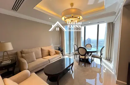 شقة - غرفة نوم - 2 حمامات للايجار في برج وست باي - الخليج الجنوبي - الخليج الغربي - الدوحة