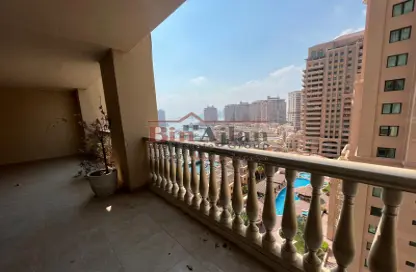 Balcony image for: Apartment - 2 Bedrooms - 3 Bathrooms for rent in Tower 10 - Abraj Quartiers - The Pearl Island - Doha, Image 1