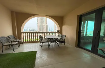 شقة - 2 غرف نوم - 2 حمامات للايجار في بورتو أرابيا - جزيرة اللؤلؤة - الدوحة