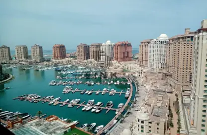 Apartment - 1 Bedroom - 2 Bathrooms for rent in Tuscan Tower - Porto Arabia - The Pearl Island - Doha