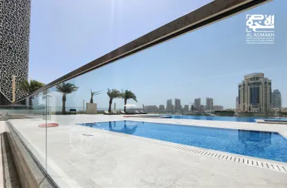 Apartment - 1 Bedroom - 2 Bathrooms for rent in Marina District - Lusail