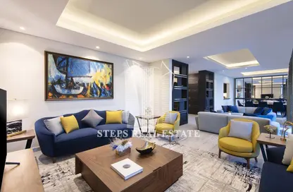 Living Room image for: Villa - 5 Bedrooms - 4 Bathrooms for rent in Chateau - Qanat Quartier - The Pearl Island - Doha, Image 1
