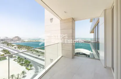 Apartment - 2 Bedrooms - 3 Bathrooms for rent in Lusail Residence - Marina District - Lusail