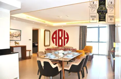 Apartment - 2 Bedrooms - 3 Bathrooms for rent in Burj Al Marina - Marina District - Lusail