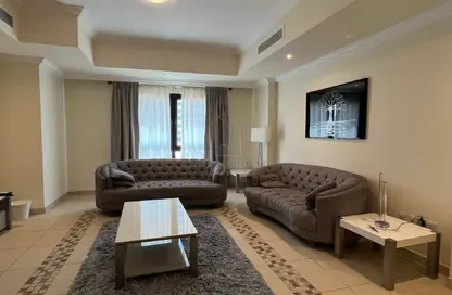 Apartment - 1 Bedroom - 2 Bathrooms for rent in West Porto Drive - Porto Arabia - The Pearl Island - Doha