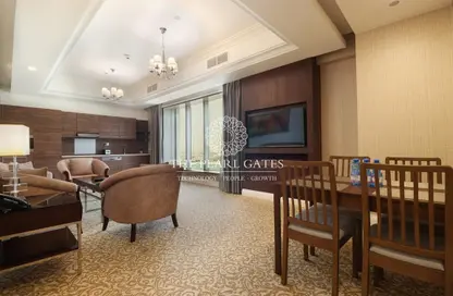 Apartment - 1 Bedroom - 2 Bathrooms for rent in Diplomatic Street - West Bay - Doha