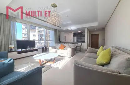 Apartment - 1 Bedroom - 2 Bathrooms for rent in Lusail Marina Heights - Marina District - Lusail