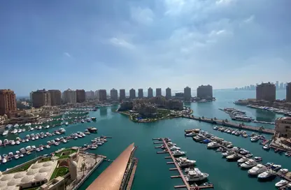 شقة - 3 غرف نوم - 4 حمامات للبيع في طريق بورتو الشرقي - بورتو أرابيا - جزيرة اللؤلؤة - الدوحة