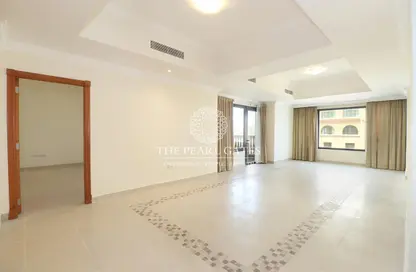 Empty Room image for: Apartment - 1 Bedroom - 2 Bathrooms for sale in East Porto Drive - Porto Arabia - The Pearl Island - Doha, Image 1