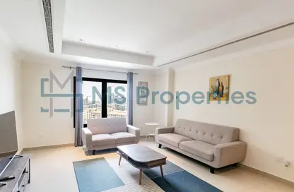 شقة - غرفة نوم - 2 حمامات للايجار في طريق بورتو الغربي - بورتو أرابيا - جزيرة اللؤلؤة - الدوحة