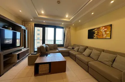 Apartment - 1 Bedroom - 2 Bathrooms for rent in East Porto Drive - Porto Arabia - The Pearl Island - Doha
