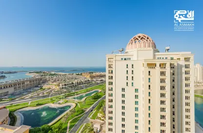 Apartment - 1 Bedroom - 2 Bathrooms for rent in Tower 6 - Viva Bahriyah - The Pearl Island - Doha