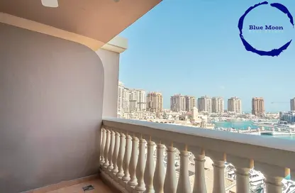 Apartment - 2 Bedrooms - 2 Bathrooms for rent in East Porto Drive - Porto Arabia - The Pearl Island - Doha