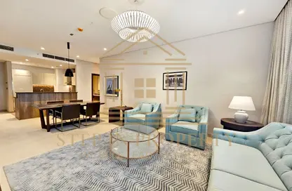 Apartment - 2 Bedrooms - 4 Bathrooms for rent in Marina Tower 21 - Marina District - Lusail