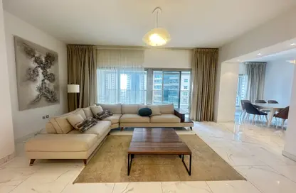 شقة - 3 غرف نوم - 3 حمامات للايجار في برج وست باي - الخليج الجنوبي - الخليج الغربي - الدوحة