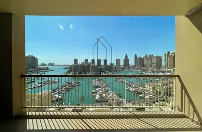 Balcony image for: Apartment - 2 Bedrooms - 4 Bathrooms for rent in West Porto Drive - Porto Arabia - The Pearl Island - Doha, Image 1