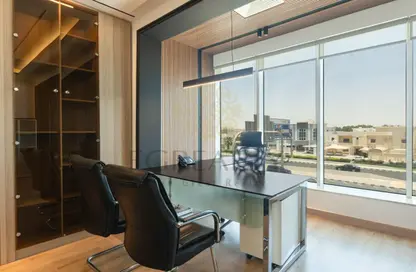 Office Space - Studio - 2 Bathrooms for rent in Qatar finance House - C-Ring Road - Al Sadd - Doha