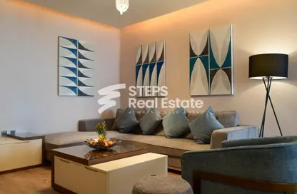 Apartment - 1 Bedroom - 2 Bathrooms for rent in Burj Al Marina - Marina District - Lusail