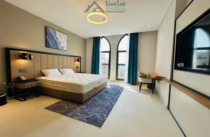 شقق فندقية - 2 غرف نوم - 4 حمامات للايجار في البلاج الجنوبي - البلاج - جزيرة اللؤلؤة - الدوحة