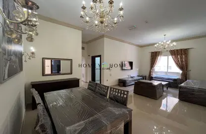 Living / Dining Room image for: Apartment - 3 Bedrooms - 3 Bathrooms for rent in Fereej Bin Mahmoud North - Fereej Bin Mahmoud - Doha, Image 1