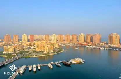 Apartment - 2 Bedrooms - 4 Bathrooms for rent in West Porto Drive - Porto Arabia - The Pearl Island - Doha