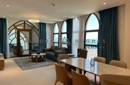 شقة - 1 حمام للايجار في البلاج الجنوبي - البلاج - جزيرة اللؤلؤة - الدوحة