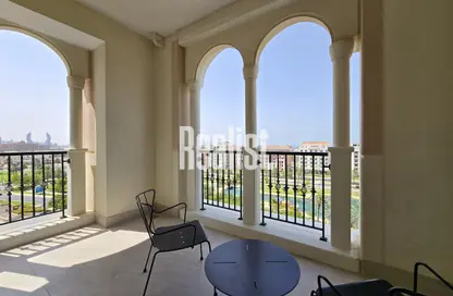 Apartment - 1 Bedroom - 2 Bathrooms for rent in Viva West - Viva Bahriyah - The Pearl Island - Doha