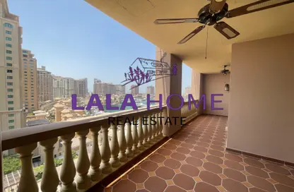 Apartment - 2 Bedrooms - 3 Bathrooms for rent in East Porto Drive - Porto Arabia - The Pearl Island - Doha