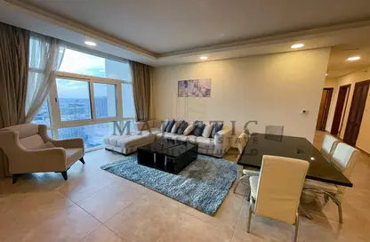Living / Dining Room image for: Apartment - 2 Bedrooms - 2 Bathrooms for rent in Al Erkyah City - Lusail, Image 1