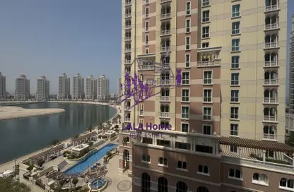 Apartment - 1 Bedroom - 2 Bathrooms for rent in Viva West - Viva Bahriyah - The Pearl Island - Doha