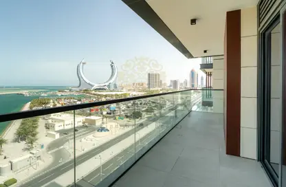 شقة - 2 غرف نوم - 3 حمامات للبيع في 195 مساكن مارينا - منطقة المارينا - الوسيل