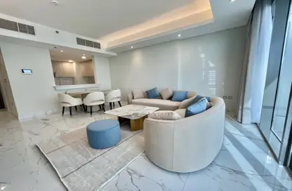 شقة - غرفة نوم - 2 حمامات للايجار في 195 مساكن مارينا - منطقة المارينا - الوسيل