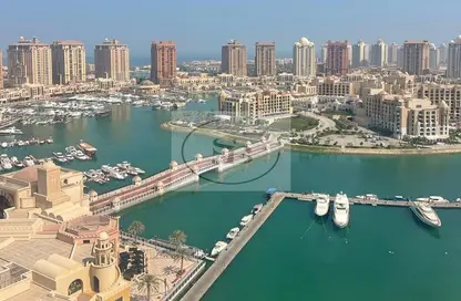 Water View image for: Apartment - 2 Bedrooms - 4 Bathrooms for rent in Tower 5 - Porto Arabia - The Pearl Island - Doha, Image 1