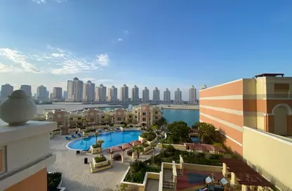 Apartment - 1 Bedroom - 2 Bathrooms for rent in Viva West - Viva Bahriyah - The Pearl Island - Doha