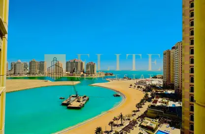 Apartment - Studio - 1 Bathroom for rent in Viva West - Viva Bahriyah - The Pearl Island - Doha