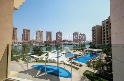 Pool image for: Apartment - 2 Bedrooms - 3 Bathrooms for rent in The St. Regis Marsa Arabia Island - Marsa Arabia - The Pearl Island - Doha, Image 1