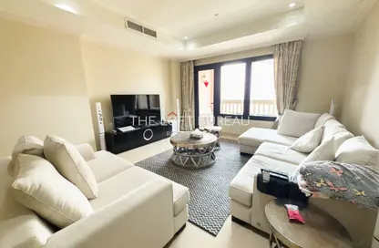 Apartment - 1 Bedroom - 2 Bathrooms for rent in West Porto Drive - Porto Arabia - The Pearl Island - Doha