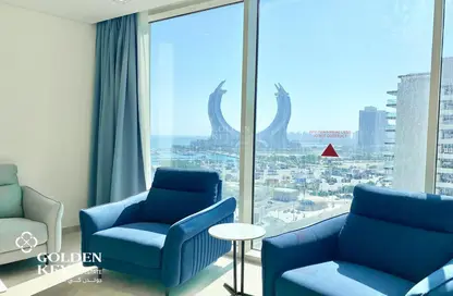 Apartment - 1 Bedroom - 2 Bathrooms for rent in Lusail Residence - Marina District - Lusail