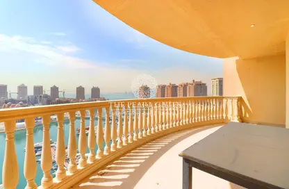Apartment - 3 Bedrooms - 4 Bathrooms for rent in East Porto Drive - Porto Arabia - The Pearl Island - Doha