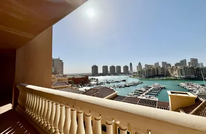 Apartment - 2 Bedrooms - 3 Bathrooms for rent in West Porto Drive - Porto Arabia - The Pearl Island - Doha