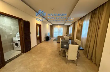 Living / Dining Room image for: Apartment - 1 Bedroom - 1 Bathroom for rent in Al Erkyah City - Lusail, Image 1