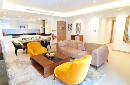Apartment - 2 Bedrooms - 3 Bathrooms for rent in Lusail Residence - Marina District - Lusail
