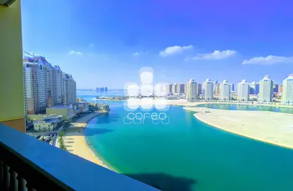 Apartment - 2 Bedrooms - 4 Bathrooms for rent in Viva East - Viva Bahriyah - The Pearl Island - Doha