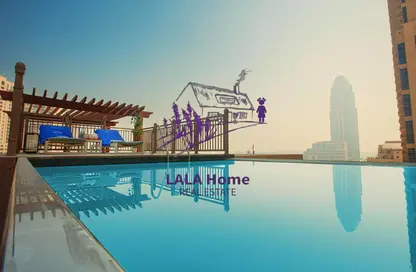 Apartment - 3 Bedrooms - 4 Bathrooms for rent in Abraj Bay - Abraj Quartiers - The Pearl Island - Doha