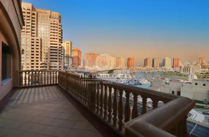 Apartment - 2 Bedrooms - 3 Bathrooms for rent in East Porto Drive - Porto Arabia - The Pearl Island - Doha
