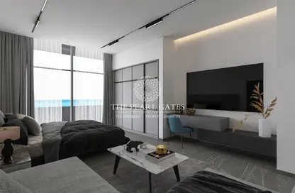 Living Room image for: Apartment - 1 Bathroom for sale in Lusail City - Lusail, Image 1