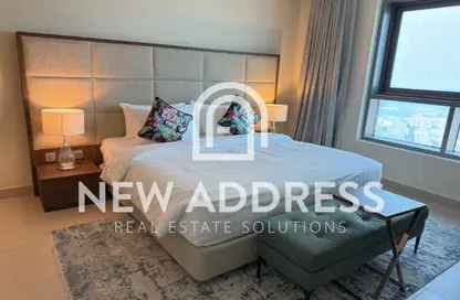 Apartment - 1 Bedroom - 2 Bathrooms for rent in Abraj Bay - Abraj Quartiers - The Pearl Island - Doha