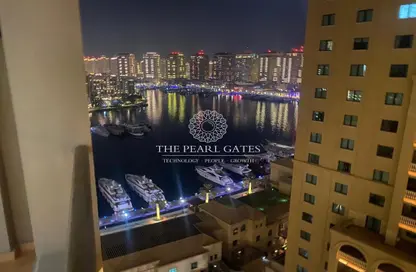Apartment - 1 Bedroom - 2 Bathrooms for rent in East Porto Drive - Porto Arabia - The Pearl Island - Doha